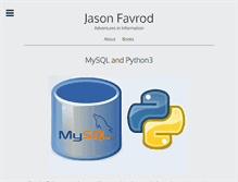 Tablet Screenshot of jasonfavrod.com